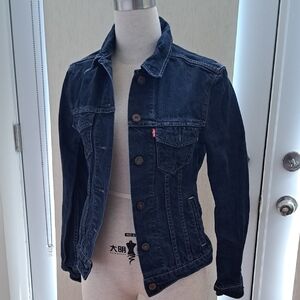 Levi's Women's Denim Jacket - Dark Blue